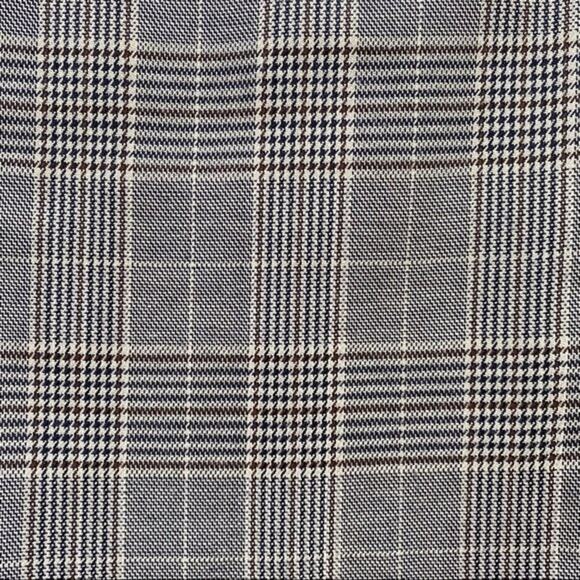 AQUA Grey Oversized Plaid Blazer Size L - Picture 6 of 7